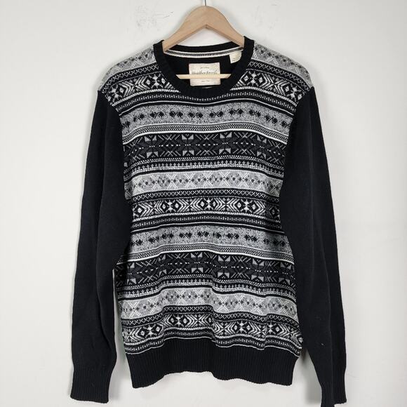 Weatherproof man the holiday sweater top Sz L long sleeve casual crewneck A38 - Picture 1 of 4